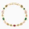 Armband mit Zirkonia, bunt