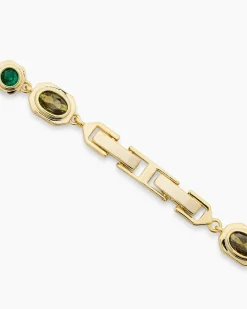 Armband mit Zirkonia, bunt