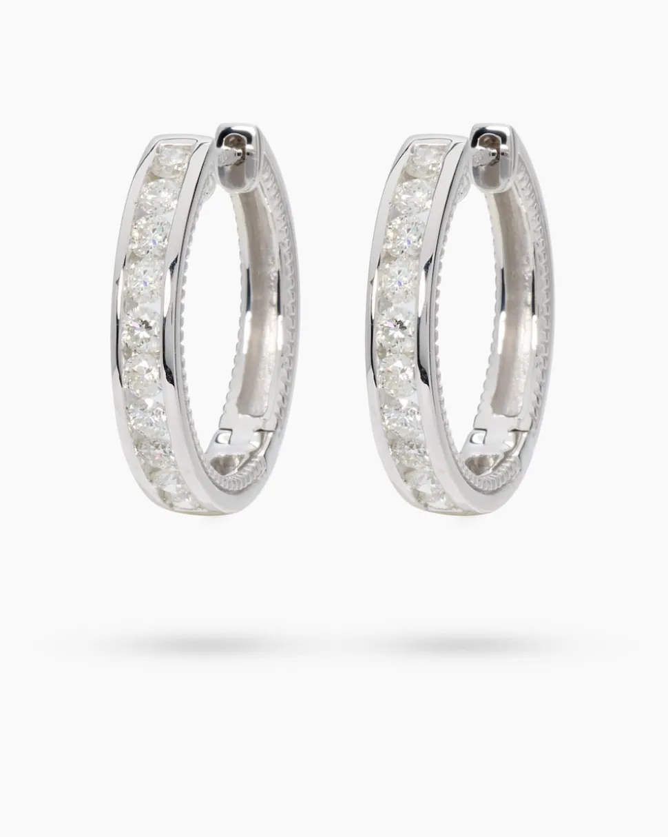 Brillant-Creolen 0,75 ct