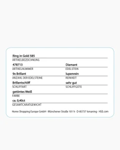 Brillantring 0,40 ct