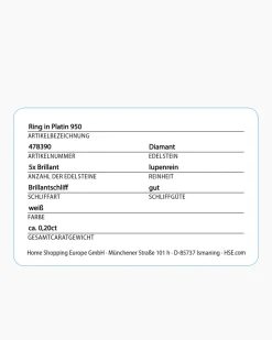 Brillantring 0,20 ct