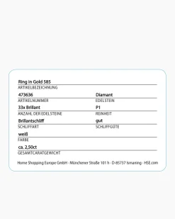 Brillantring 2,50 ct
