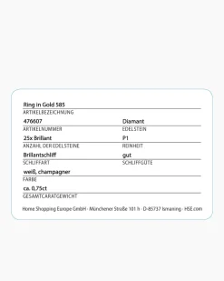 Brillantring ca. 0,75 ct