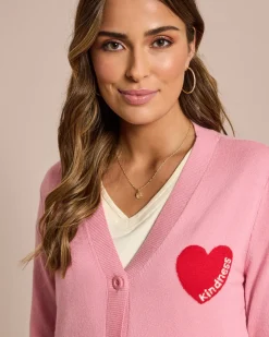 Cardigan mit Herz-Notiz