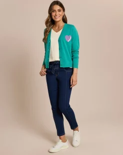 Cardigan mit Herz-Notiz