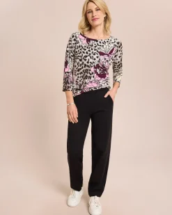 Classic Pullover Leopardenblüte