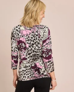 Classic Pullover Leopardenblüte