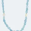 Collier aus Aquamarin