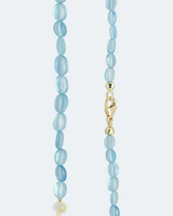 Collier aus Aquamarin