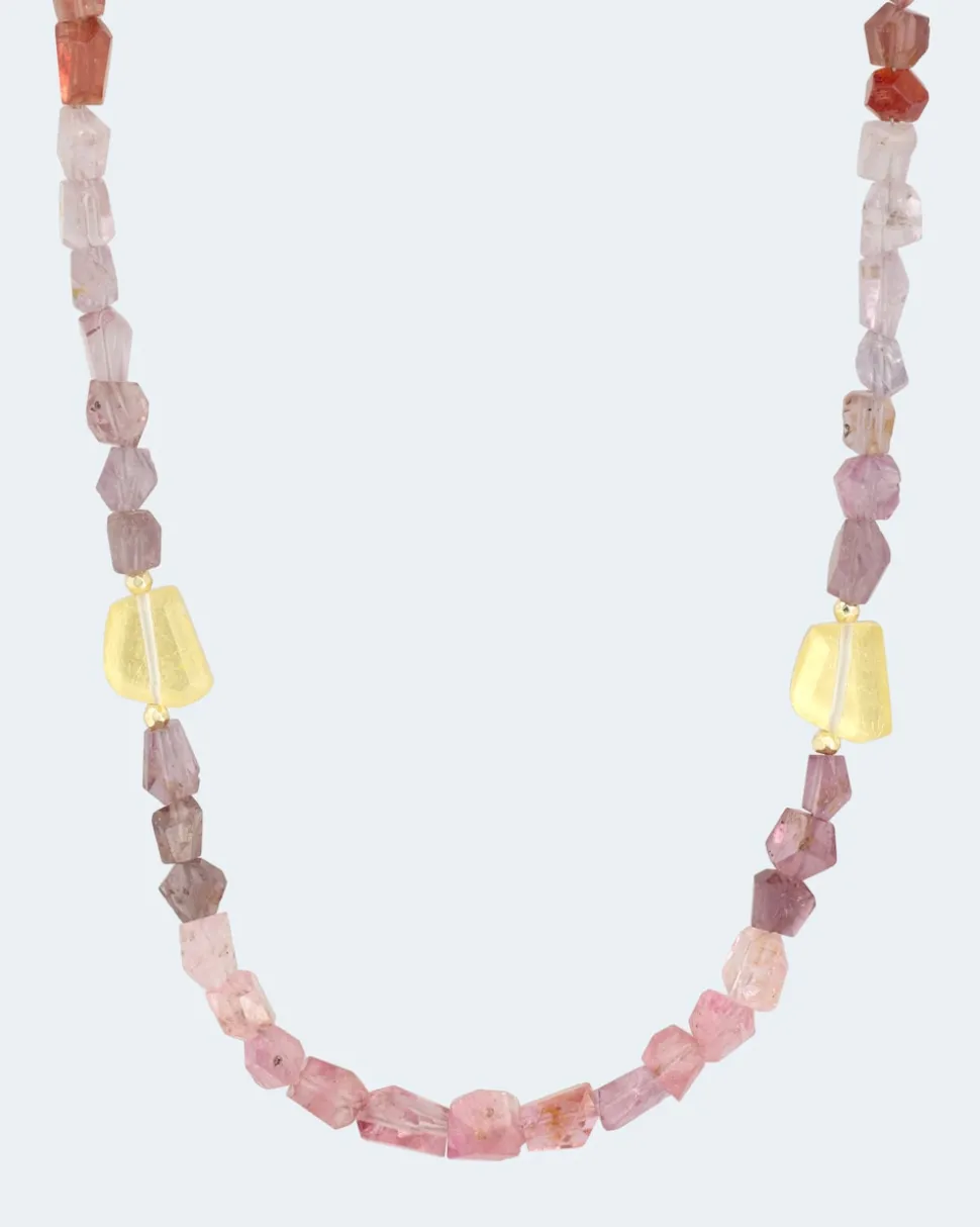 Collier mit Multi-Spinell
