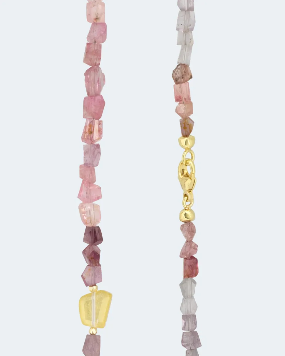 Collier mit Multi-Spinell