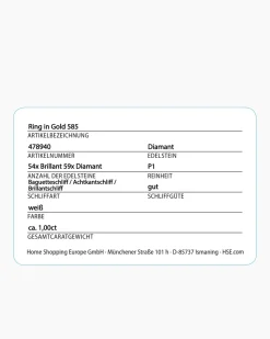 Diamant- & Brillantring 1,00 ct