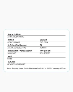 Diamantring 0,30 ct