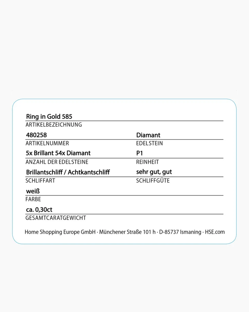 Diamantring 0,30 ct