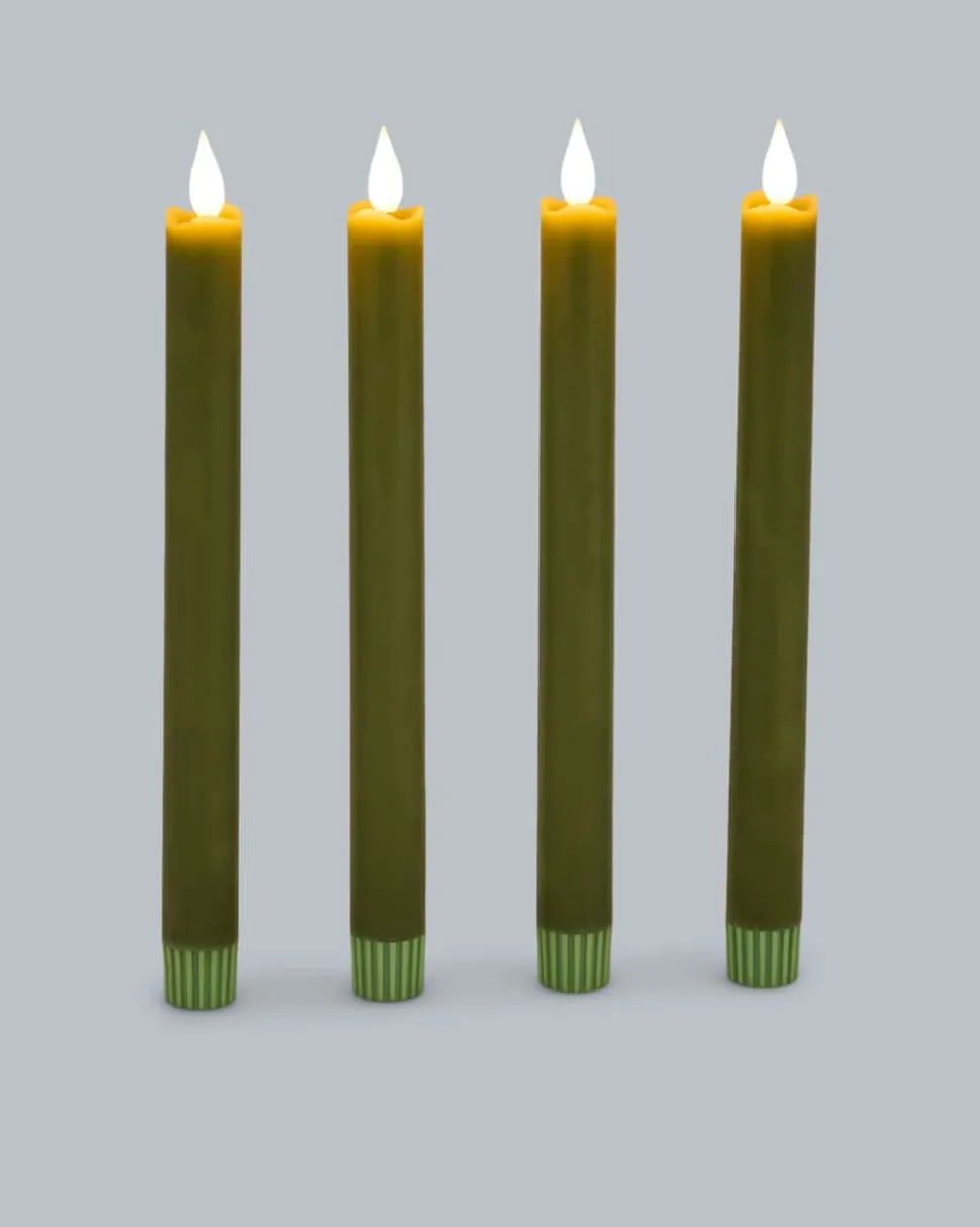 LED-Stabkerze "Long Shine", 4tlg.