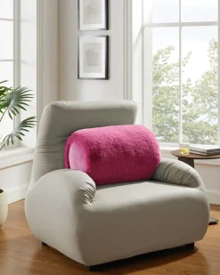 Luxus Hochflor Fell-Optik Nackenrolle