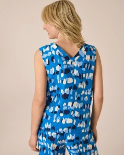 Print-Shirt ohne Ärmel