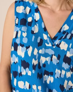 Print-Shirt ohne Ärmel