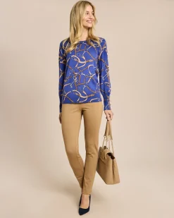 Pullover mit Kettendruck