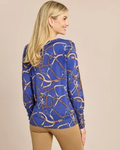 Pullover mit Kettendruck