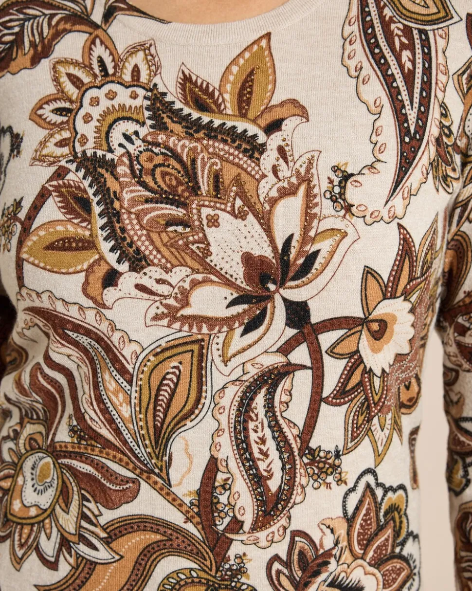 Pullover mit Paisleydessin