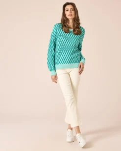 Pullover mit Rautenmuster