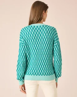 Pullover mit Rautenmuster