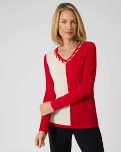 Pullover mit Steinchen