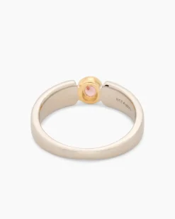 Ring mit Padparadscha Saphir