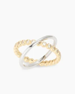 Ring-Set, 2tlg. mit Zirkon