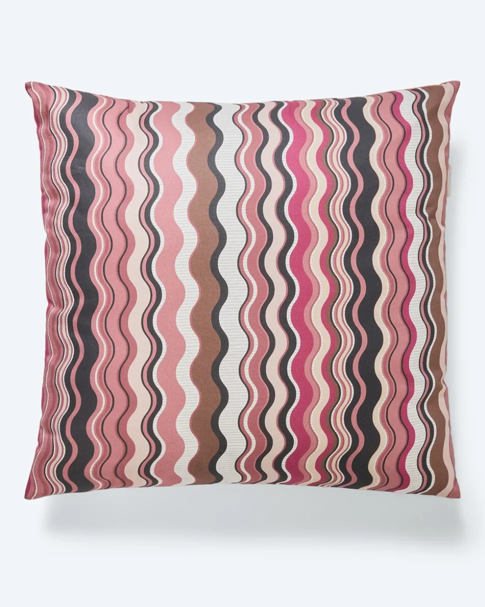 Satin-Kissen "Chevron"