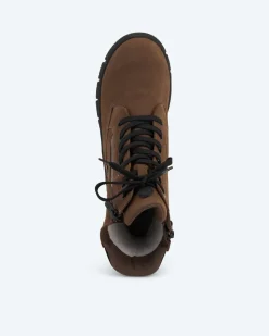 Schnürstiefel mit Zipper