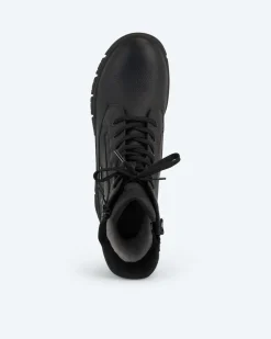 Schnürstiefel mit Zipper