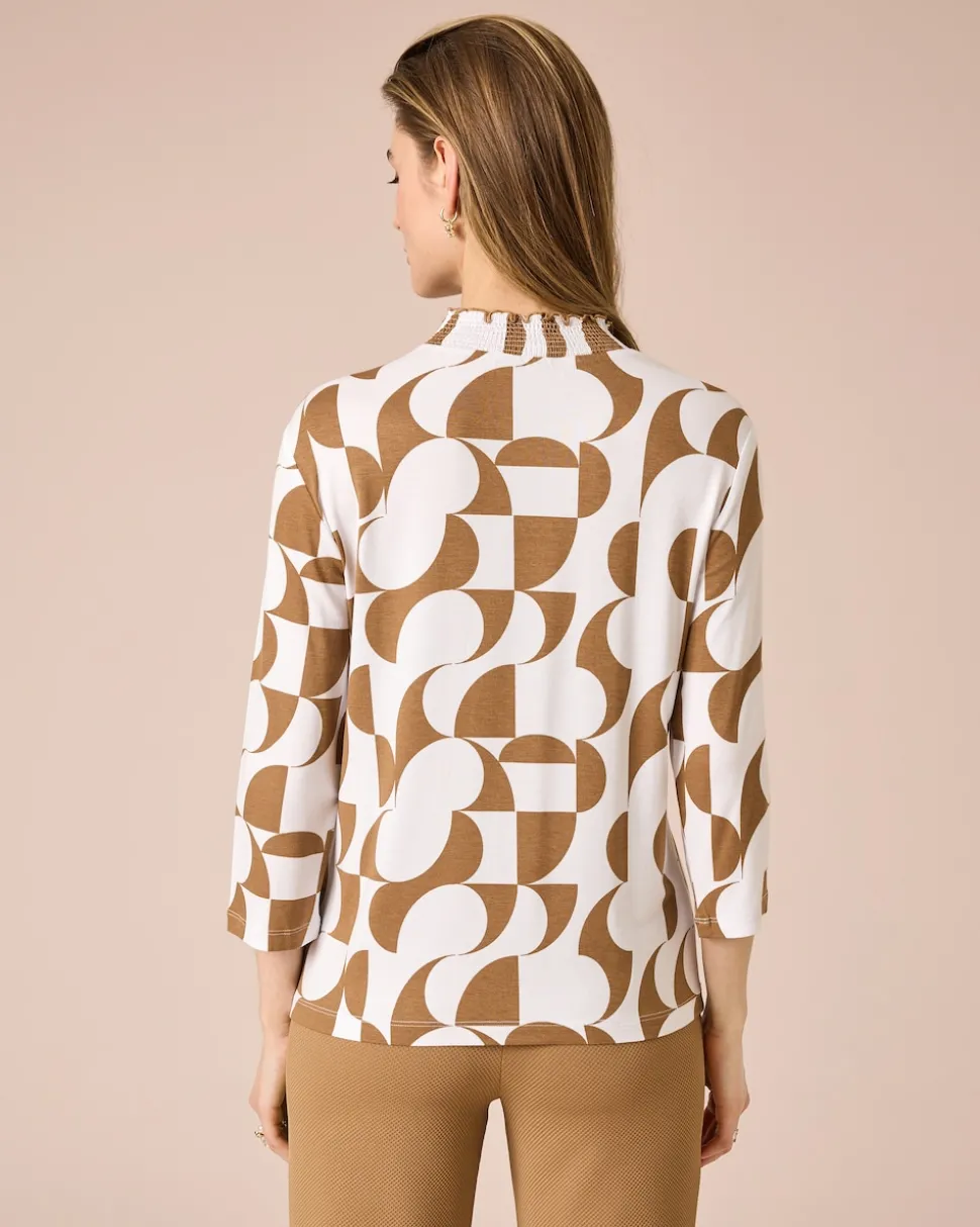Shirt mit Bicolor-Druck