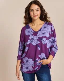 Shirt mit Fledermausarm