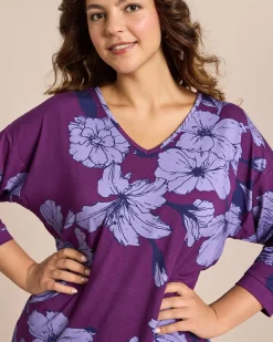Shirt mit Fledermausarm