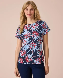 Shirt mit Palmen-Print