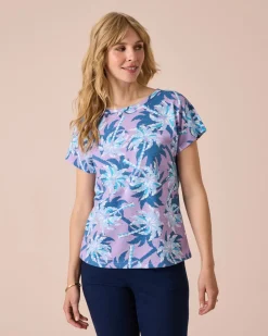 Shirt mit Palmen-Print