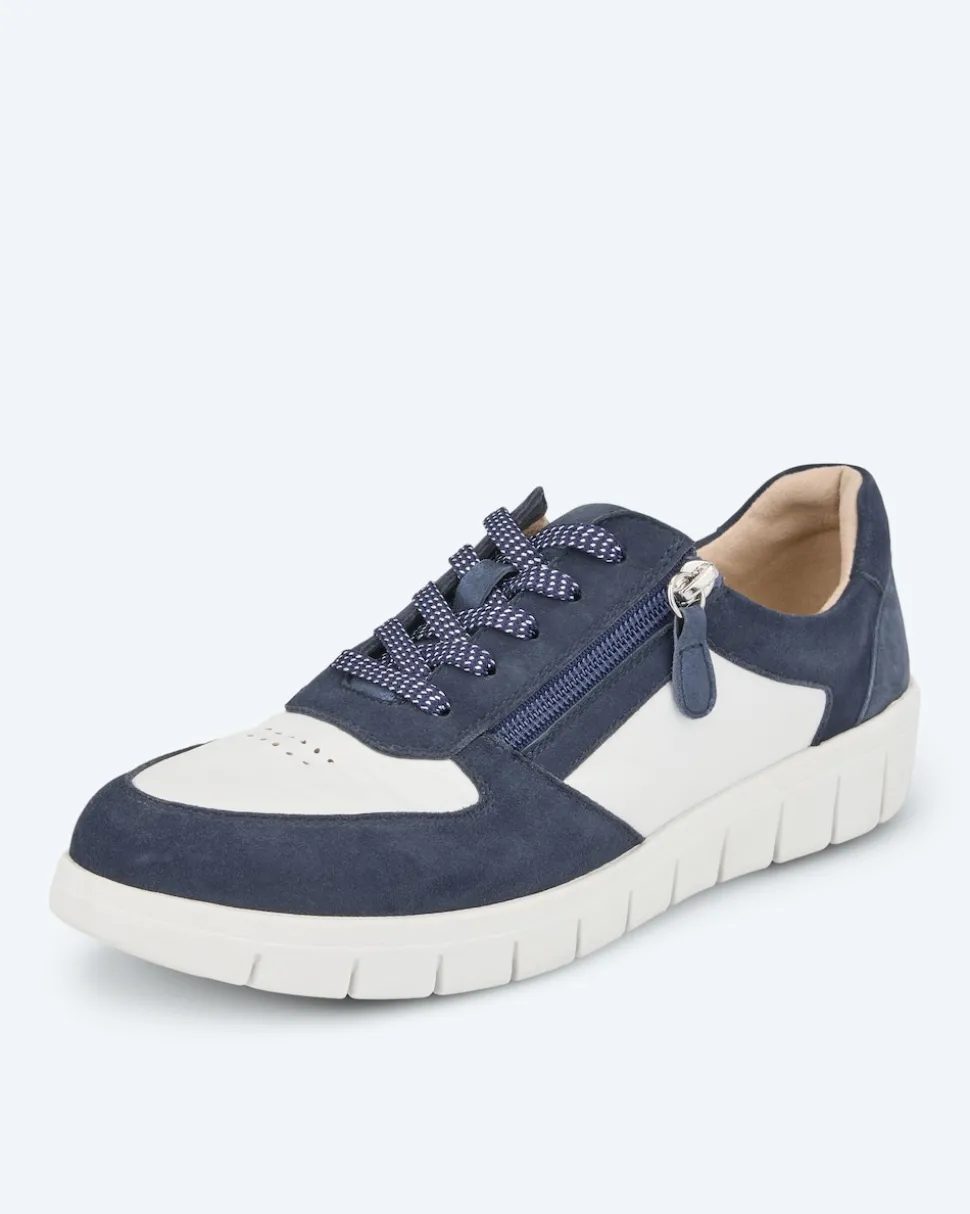 Sneaker in Bicolor-Optik