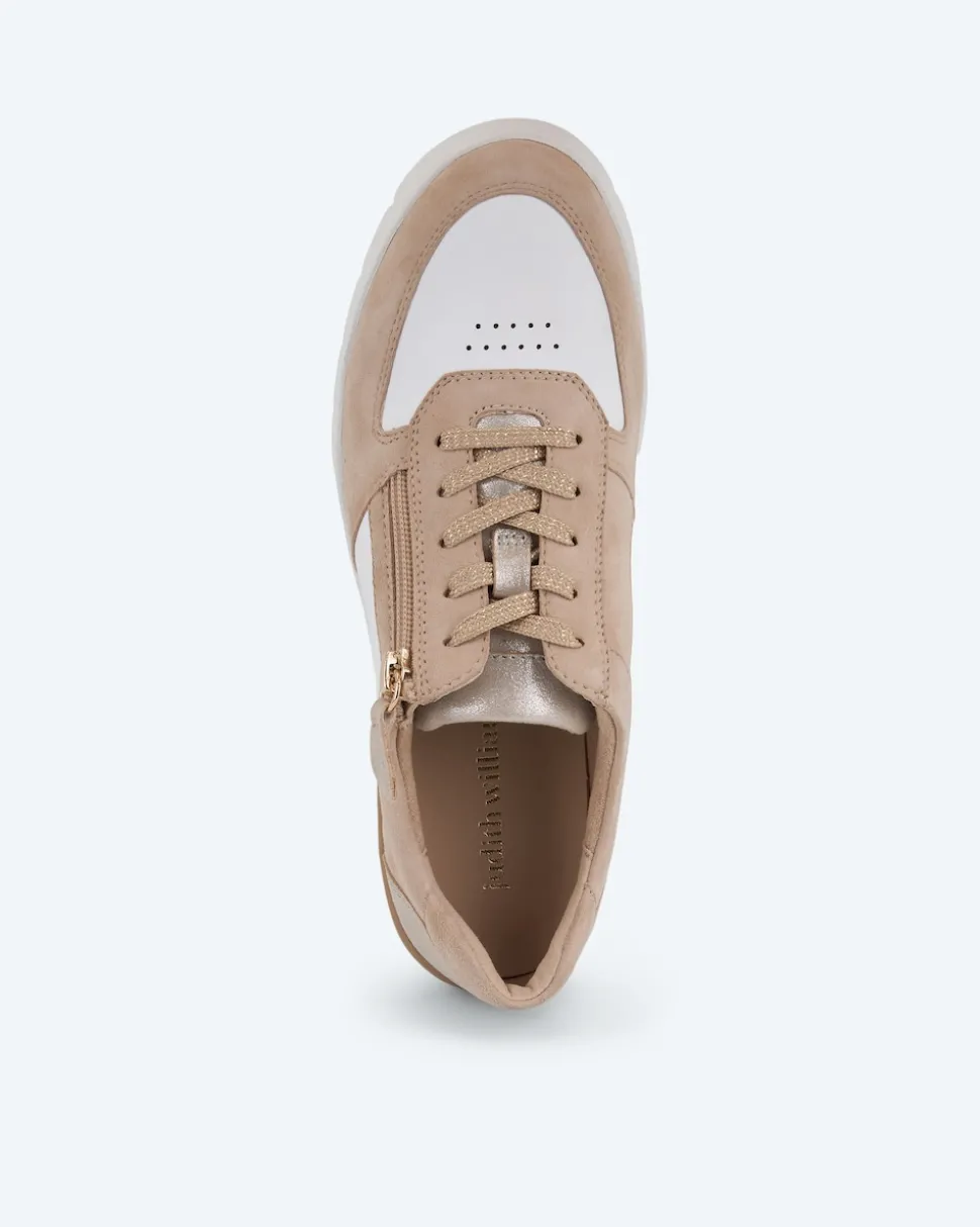 Sneaker in Bicolor-Optik