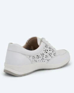 Sneaker in Weite H mit Perforation