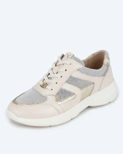 Sneaker mit Mesh-Einsatz