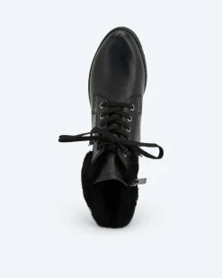 Stiefelette mit Webpelz