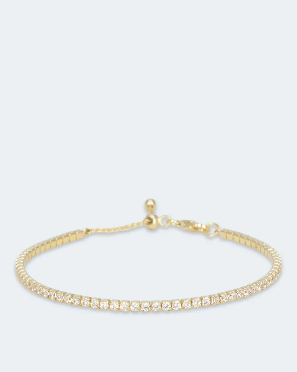 Tennis-Armband mit Zirkonia