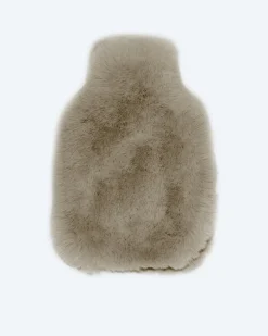 Wärmeflasche Kaninchenfell-Optik